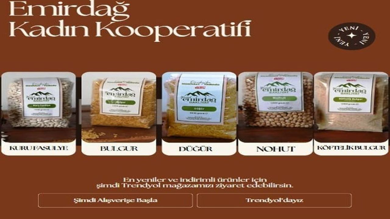 EMİRDAĞLI KADINLARIN ÜRÜNLERİ AVRUPA PAZARINDA