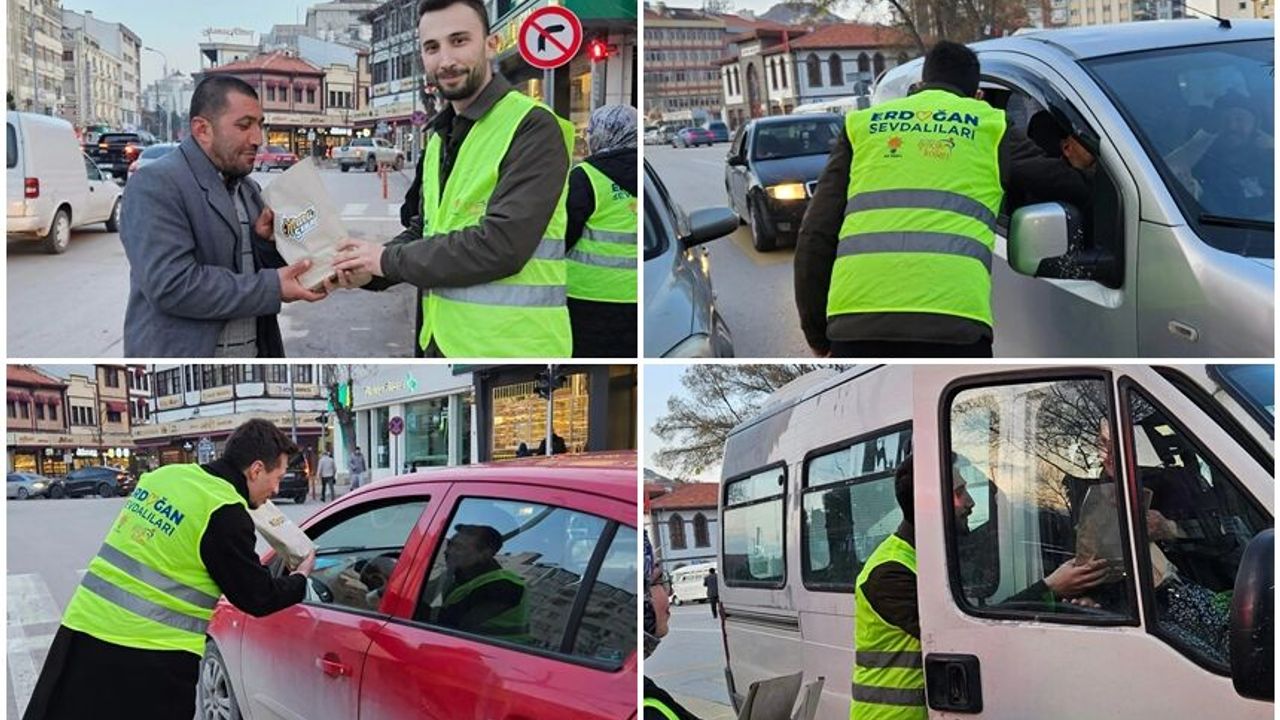 AK GENÇLİK, “İFTARA 5 KALA” GÖNÜLLERİ ISITTI