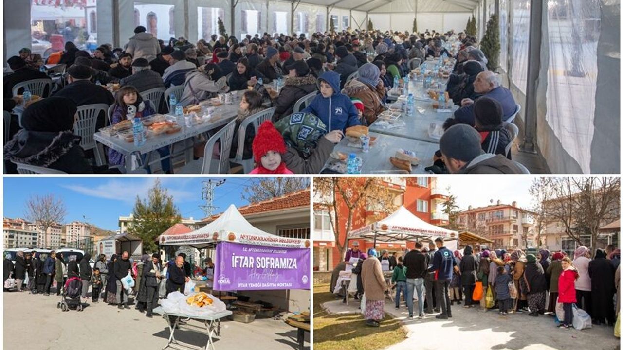 RAMAZAN’IN BEREKETİ, BELEDİYE SOFRASINDA