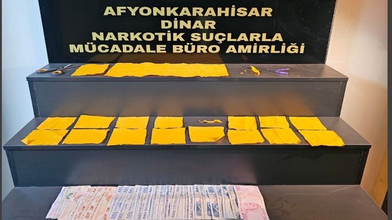 DİNAR’DA UYUŞTURUCU OPERASYONU