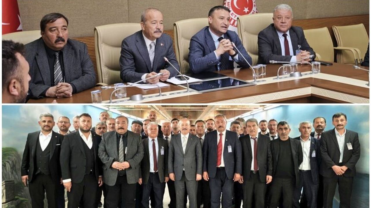 TAYTAK DİNAR MHP HEYETİNİ TBMM’DE AĞIRLADI