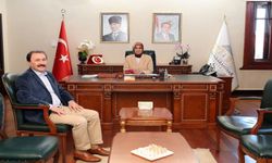 VALİ YİĞİTBAŞI MUSTAFA TARLACI’YI MAKAMINDA KABUL ETTİ