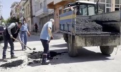 ASFALT TAMİR ÇALIŞMALARI DİNAR’IN HER MAHALLESİNDE DEVAM EDİYOR