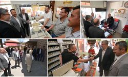 ÖZKAYA VE ÖZTAŞ ESNAFLARI ZİYARET ETTİ