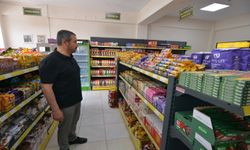 BAŞKAN ÖZTAŞ'TAN TOKİ MARKET DENETİMİ.