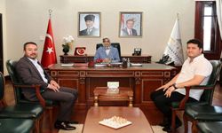 VALİ YİĞİTBAŞI, BAŞKANLARI MAKAMINDA KABUL ETTİ