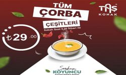 EMİRDAĞ TAŞ KONAK’TA ÇORBA 29 LİRA