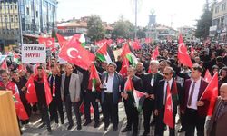 ŞUHUT'TA GAZZE'YE DESTEK YÜRÜYÜŞÜ GERÇEKLEŞTİRİLDİ