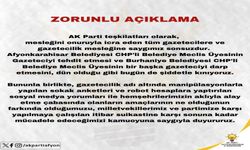 AK PARTİ İL BAŞKANLIĞI’NDAN ZORUNLU AÇIKLAMA