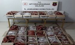 JANDARMA AFYON’DA SAHTE SUCUK ELE GEÇİRDİ