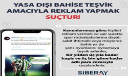 “YASA DIŞI BAHİSE TEŞVİK AMACIYLA REKLAM  YAPMAK SUÇTUR”