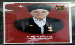 KIBRIS GAZİSİ HAYATA GÖZLERİNİ YUMDU