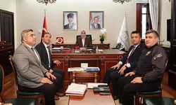 VALİ YİĞİTBAŞI BAŞKANLIĞINDA EĞİTİM VE GÜVENLİK KONULARI GÖRÜŞÜLDÜ