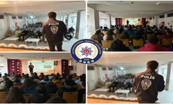 EMNİYET ÖĞRENCİLERİ BİLGİLENDİRMEYE DEVAM EDİYOR