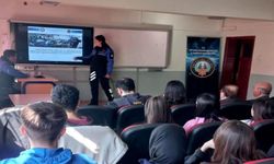 EMNİYET EKİPLERİ ÖĞRENCİLERİ BİLGİLENDİRDİ