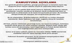 “BİZLER FİŞLEMENİN FAİLİ DEĞİL, MAĞDURU OLMUŞ BİR HAREKETİN TEMSİLCİLERİYİZ.”