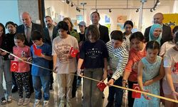 MİNİK ELLER RESİM SERGİSİ AÇILDI