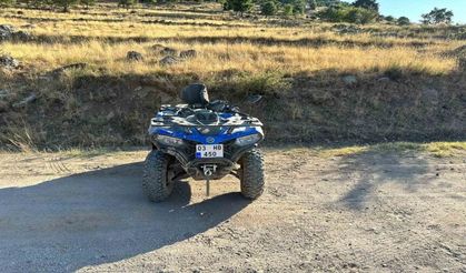 BOLVADİN’DE KONTROLDEN ÇIKARAK DEVRİLEN ATV SÜRÜCÜSÜ YARALANDI