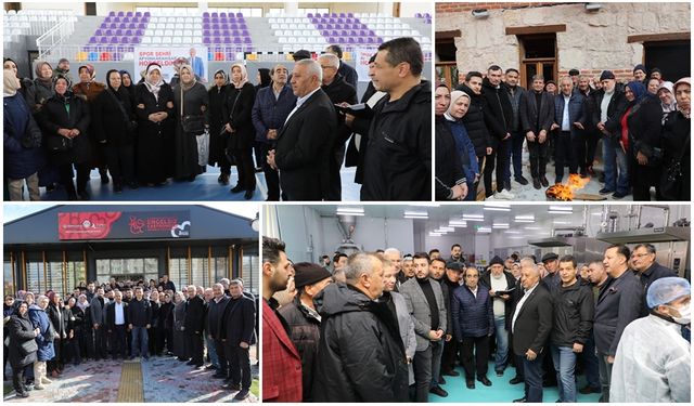 BELDE BAŞKANLARI VE MAHALLE TEMSİLCİLERİ YATIRIMLARI GEZDİ