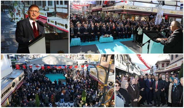 TARİHİ UZUN ÇARŞIYA MUHTEŞEM AÇILIŞ