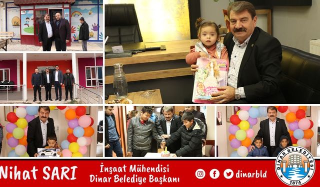 BELEDİYE BAŞKANI NİHAT SARI, ENGELLİLER GÜNÜNDE ÇOCUKLARIMIZIN YANINDA OLDU