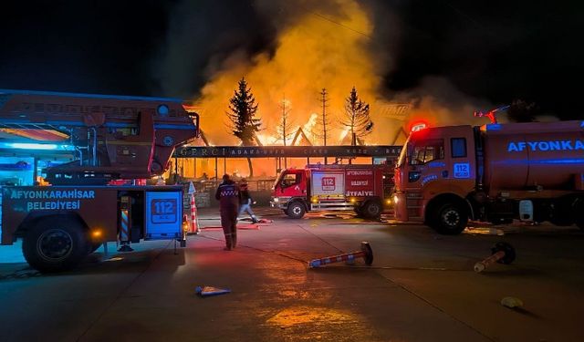 AFYON’DA CİĞERCİ AHMET'TE ÇIKAN YANGIN KONTROL ALTINDA