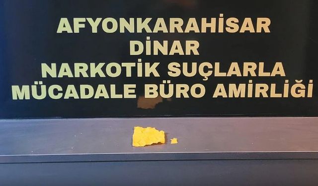 DİNAR POLİSİNDEN UYUŞTURUCUYA GEÇİT YOK