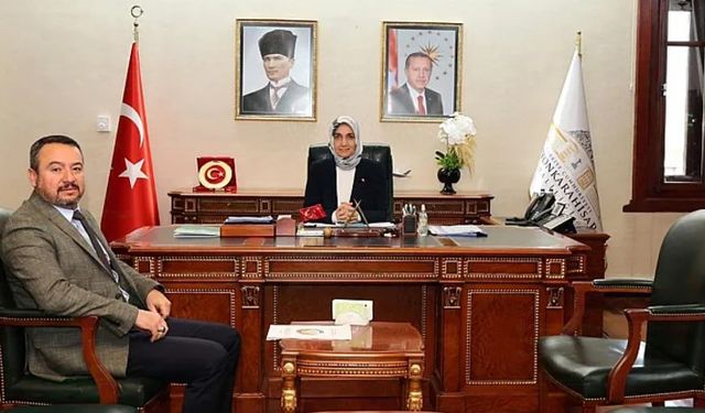 VALİ YİĞİTBAŞI, BAŞKAN ÖZTAŞ'I MAKAMINDA KABUL ETTİ