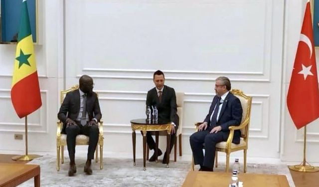 YURUNUSEVEN İLE SENEGAL MECLİS BAŞKANI ARASINDA ÖNEMLİ GÖRÜŞME