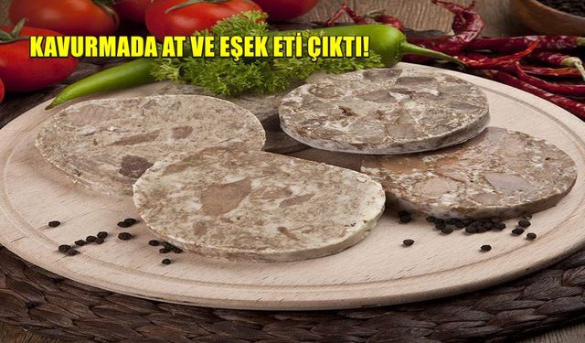 ŞUHUT’TAKİ UTANMAZA BAKIN, KAVURMADAN AT VE EŞEK ETİ ÇIKTI