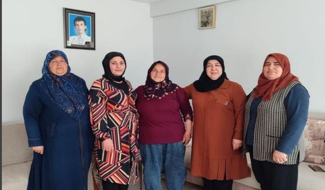 ŞEHİT ANNESİNE ANLAMLI ZİYARET