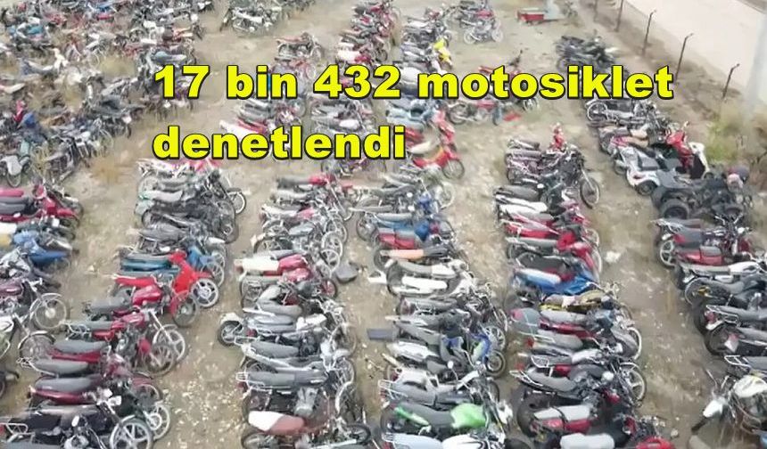 AFYON’DA 3 BİN 788 MOTOSİKLETE CEZAİ İŞLEM UYGULANDI